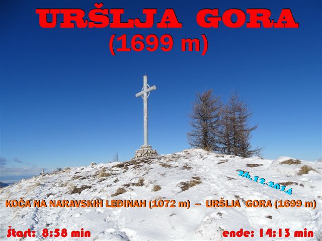 Naravske ledine-Uršlja gora-Križan-26.12.14 - foto