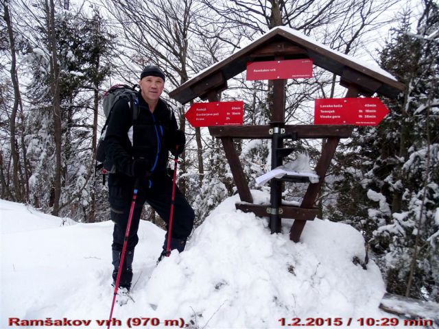 Vinska gora-Ramšakov vrh-Tuševo-1.2.2015 - foto