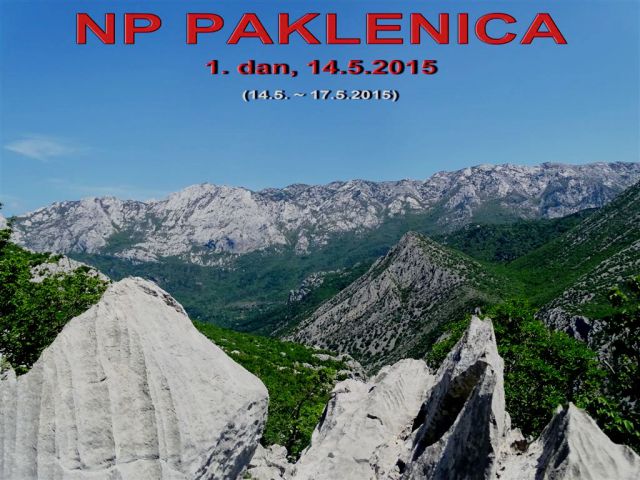 J. Velebit - NP Paklenica - 14.5.-17.5.2015 - foto