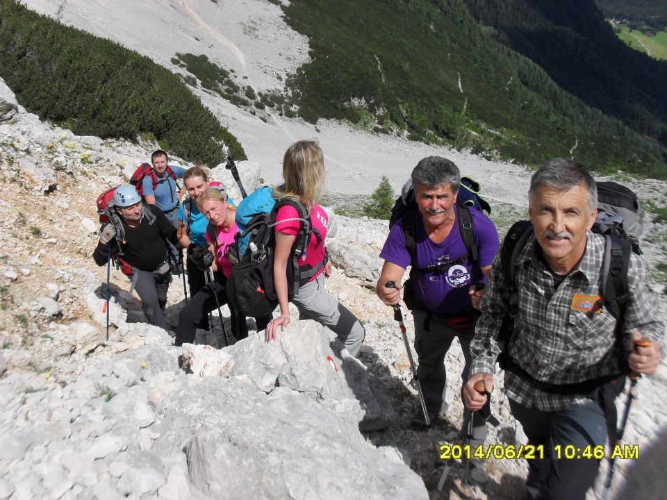 Ferata-Češka koča-Kočna(2540m)-21.6.2015 - foto povečava