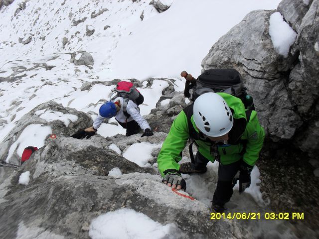 Ferata-Češka koča-Kočna(2540m)-21.6.2015 - foto