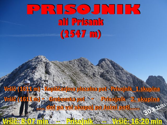 Vršič-Kopiščarjeva-Prisojnik-30.8.2015 - foto