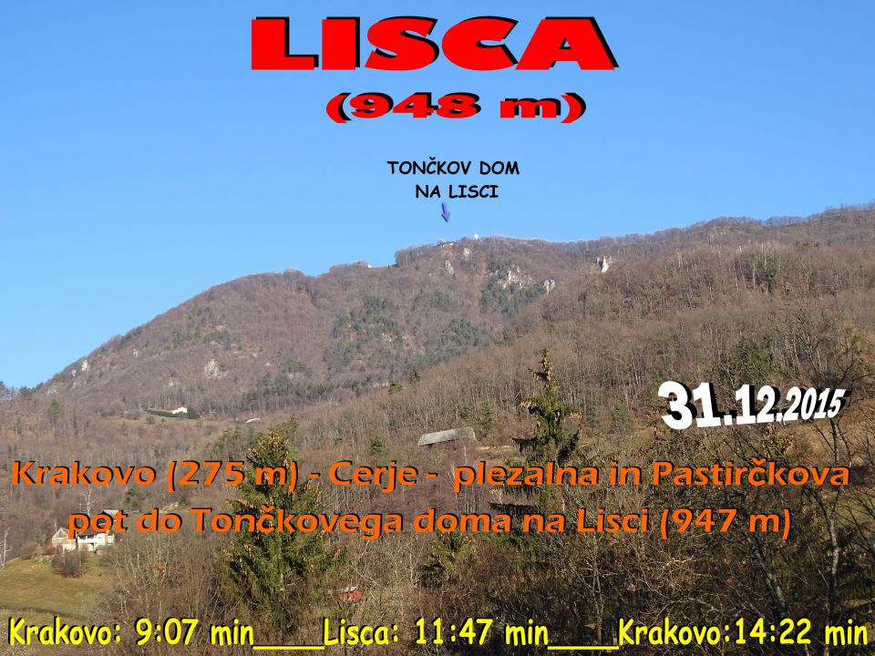 Krakovo-(ferata)Lisca(947m)-31.12.2015 - foto povečava