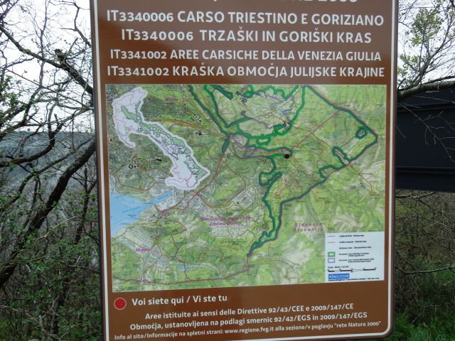 Dolina Glinščice in ferata-3.4.2016 - foto