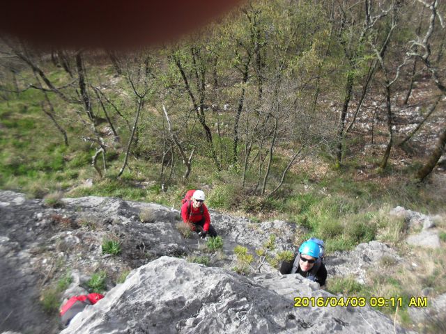 Dolina Glinščice in ferata-3.4.2016 - foto