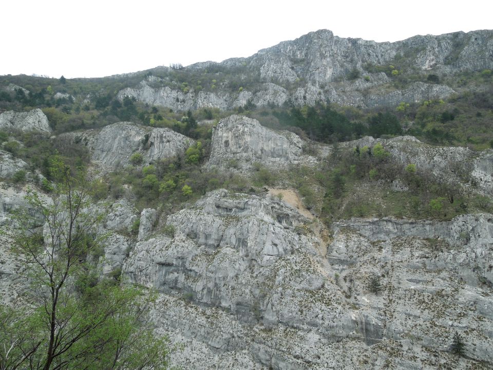 Dolina Glinščice in ferata-3.4.2016 - foto povečava