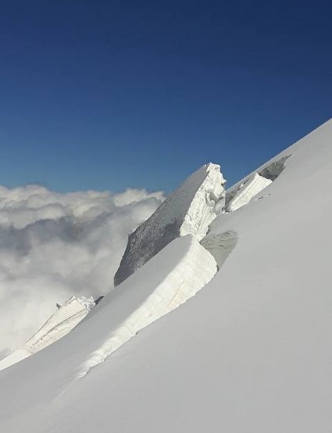 Brittania Hutte-Allalinhorn(4026m)-21.8.2016 - foto