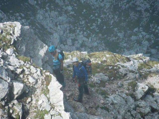 Ferata Via Italiana-Mangart(2679m-9.9.2016 - foto