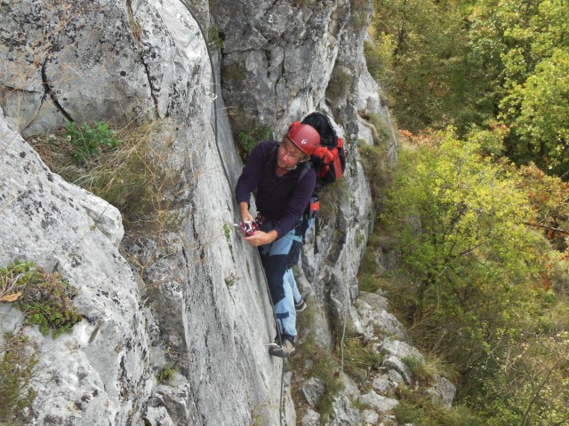 Glinščica-ferate in Comicijev greben-4.11.18  - foto