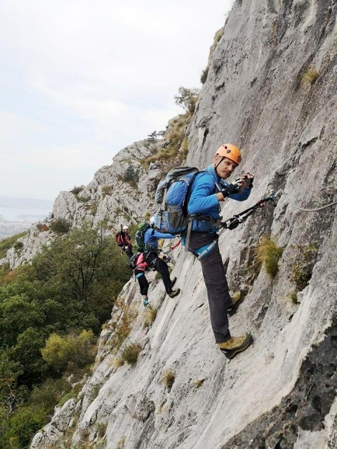 Glinščica-ferate in Comicijev greben-4.11.18  - foto
