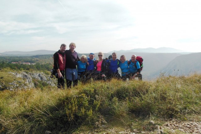 Glinščica-ferate in Comicijev greben-4.11.18  - foto