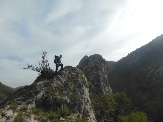 Glinščica-ferate in Comicijev greben-4.11.18  - foto