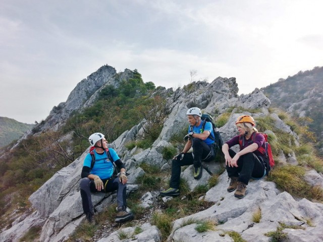 Glinščica-ferate in Comicijev greben-4.11.18  - foto
