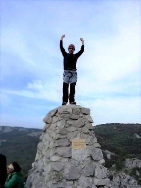 Glinščica-ferate in Comicijev greben-4.11.18  - foto