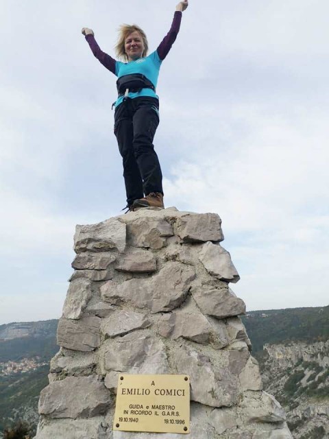 Glinščica-ferate in Comicijev greben-4.11.18  - foto