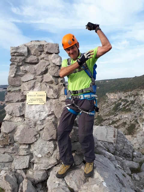 Glinščica-ferate in Comicijev greben-4.11.18  - foto