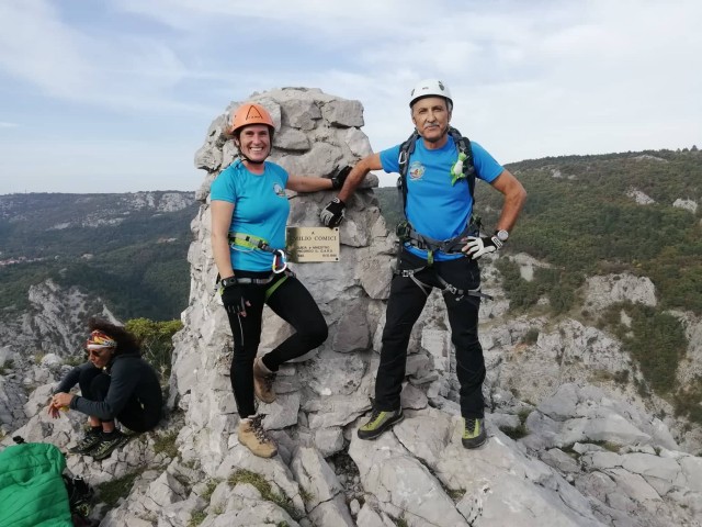 Glinščica-ferate in Comicijev greben-4.11.18  - foto