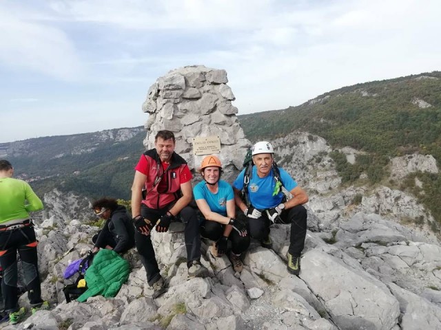 Glinščica-ferate in Comicijev greben-4.11.18  - foto