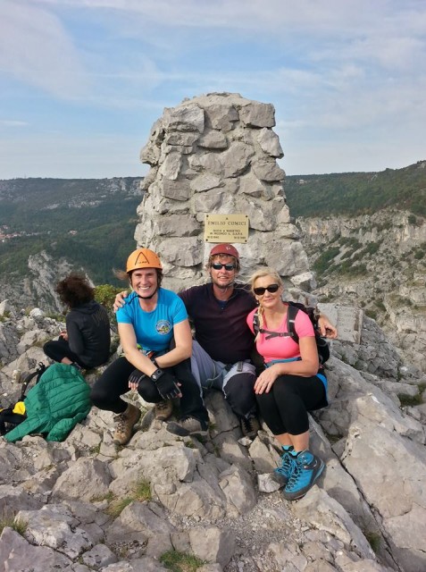 Glinščica-ferate in Comicijev greben-4.11.18  - foto