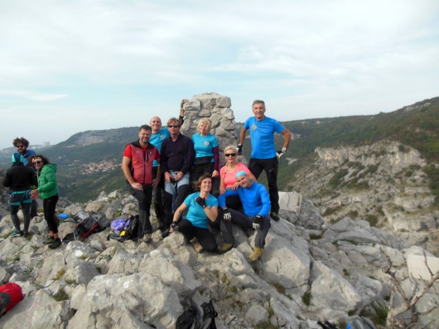 Glinščica-ferate in Comicijev greben-4.11.18  - foto
