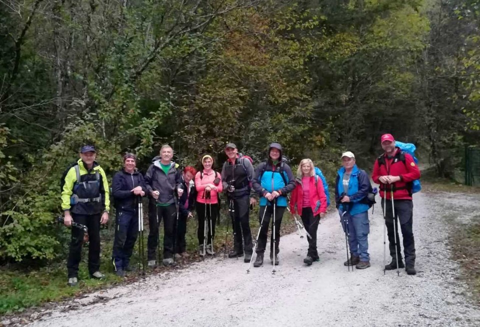 Draga-Roblekov dom-Prevala - 20.10.2019 - foto povečava