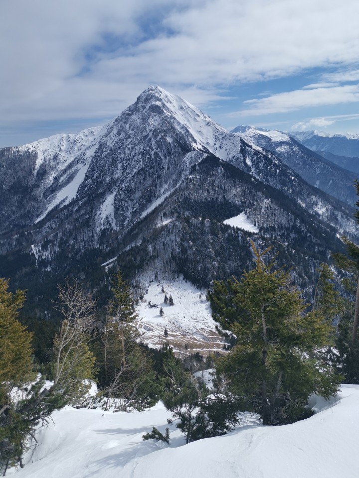 Gozd-Tolsti vrh-Koča na Kriški gori-21.3.2021 - foto povečava