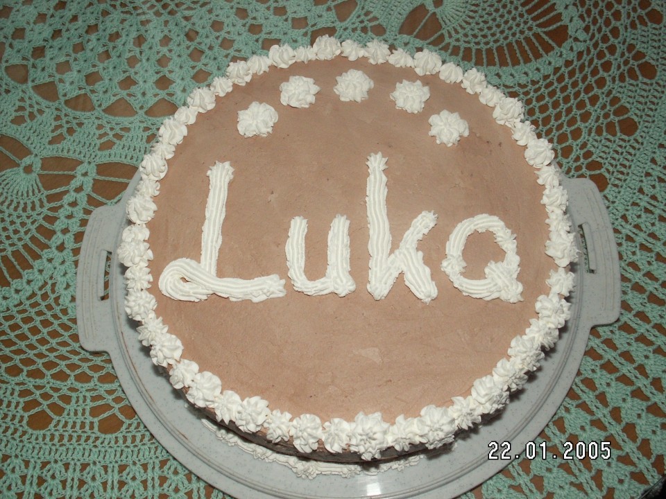 torta nutella Luku za 5 mesecev