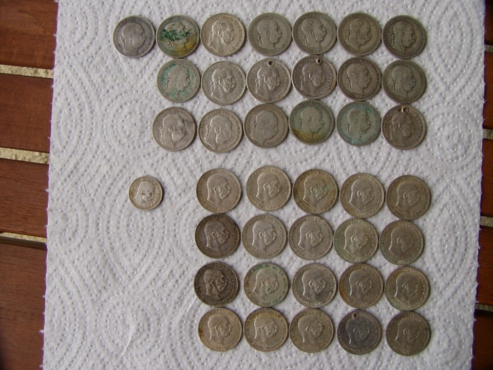 Kovanci do leta 1918 - foto povečava