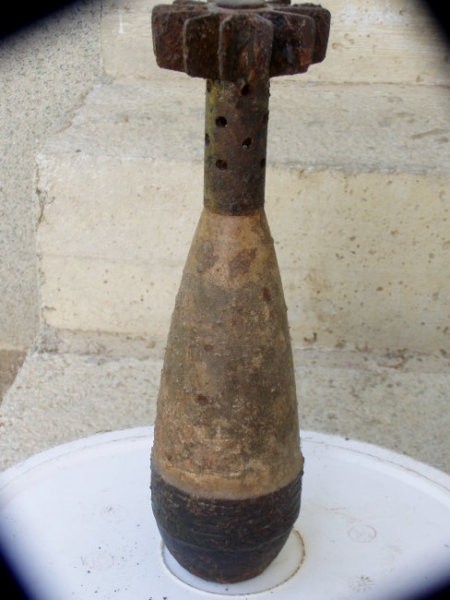 minometna granata najdena v Hudi luknji-ostalina napada na umikajoče ustaške enote
