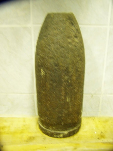 Granate iz 2. vojne najdena v bližini kraja Štore,kjer je bil miniran ustaški vlak. Šrapne