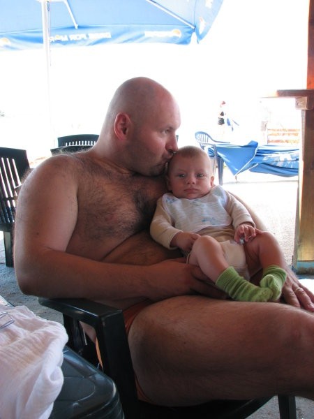 Z očkom. Olib, september 2007.