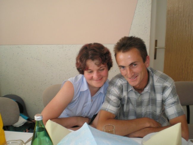 Andrejova  sestra Alenka in mož
Slavko