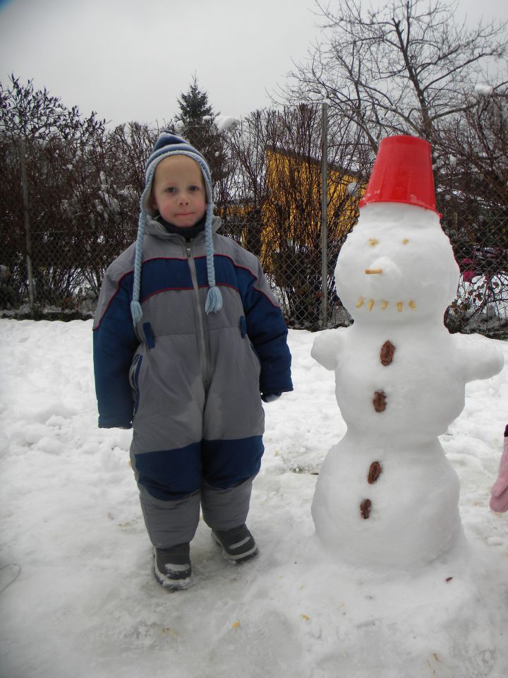 Snežak - foto povečava