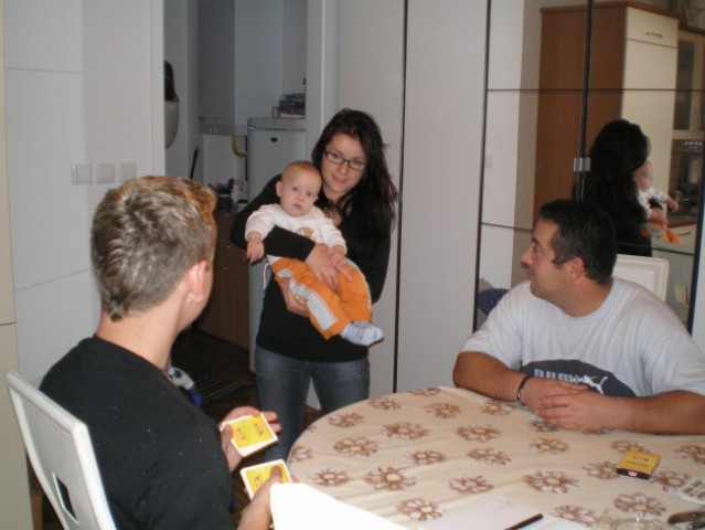 Teta in Stric na obisku v Kisovcu