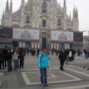 Sedmič v Milano, prvič na Piazza Duomo. Se vidi, da nisem bila tam službeno