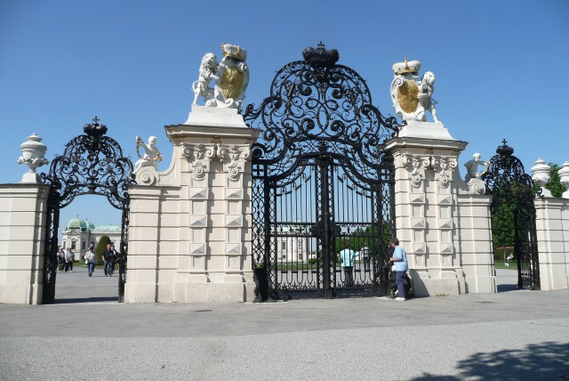 Vhod v dvorec Belvedere.